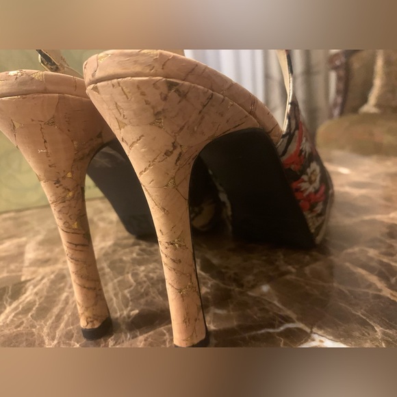 J.Reneé multi-colored heels Heels 4-1/8” heel sz 9m - Picture 3 of 13